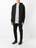 zip-up hoodie