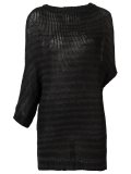asymmetric knit blouse