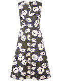 Whisper print A-line dress