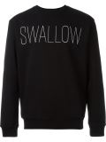'Swallow' print sweatshirt 