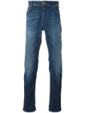 folded hem tapered jeans