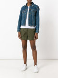 folded hem shorts