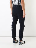 zip pocket track pants