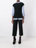 tailored cropped trousers