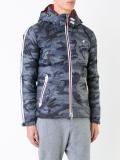camouflage print padded jacket 