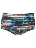 abstract print swim trunks