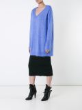 v-neck oversized sweater