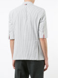 shortsleeved pinstripe blazer