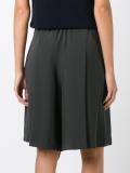 pleated wide shorts