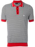 striped polo shirt
