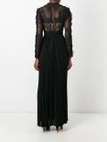 lace panel gown 