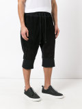 panelled bermuda shorts