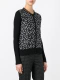 polka dot cardigan