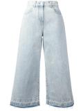 flared cropped jeans