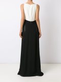 v-neck long dress