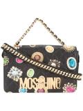 jewel print shoulder bag