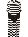 striped shift dress