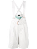 buckle detail dungarees