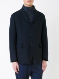 single breasted military jacket