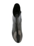 mirrored heel ankle boots