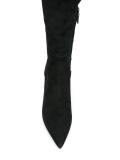 knee-length pointy boots