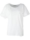lace inserts T-shirt 