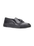 fringed slip-on sneakers 