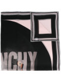 logo flamingo print scarf