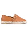 'Rockstud'草编鞋