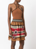 knit halterneck dress