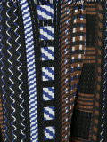 Aztec print cropped trousers