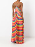 sequin embellished rainbow dress