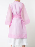 chiffon tie-waist kimono