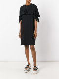 ruched T-shirt dress