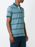 triple striped polo shirt