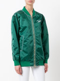logo bomber jacket
