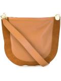 front zip shoulder bag