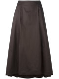 midi A-line skirt