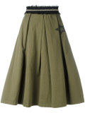 frayed waistband skirt