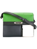 colour block shoulder bag 