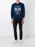 logo print sweatshirt