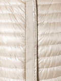 collarless puffer jacket