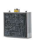 Basquiat glow in the dark手拿包