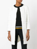 zipped padded parka coat