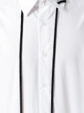 drawstring collar shirt