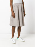 midi leather skirt 