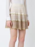 knit flared skirt