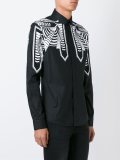 geometric print shirt
