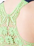 embroidered back tank top