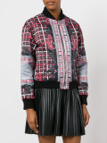 logo printed bomber jacket 